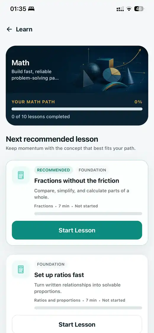 Verbal learning path